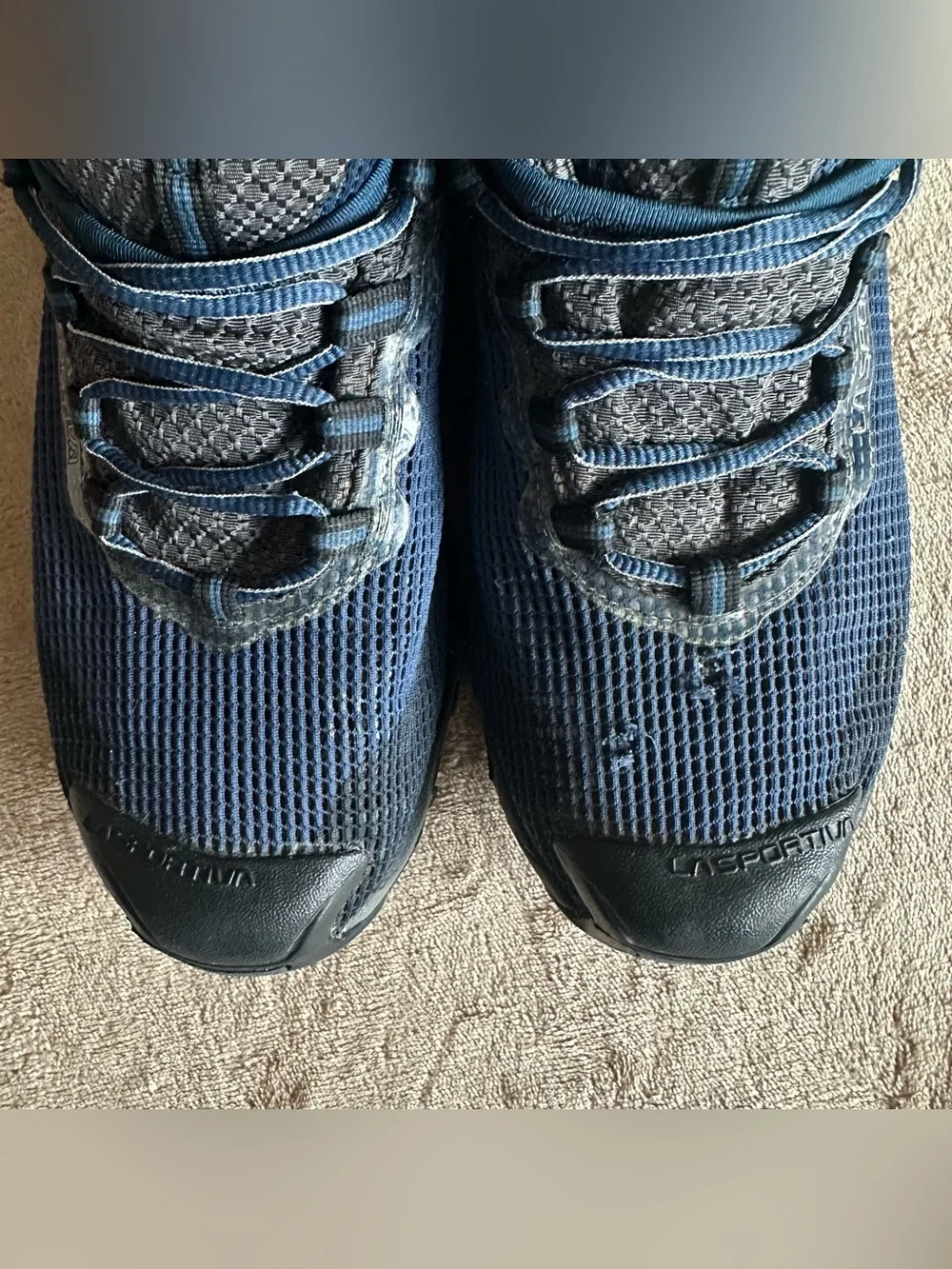 La Sportiva Wild Cat Trail Running Hiking Shoes Men's US 10 Blue Ankle Height